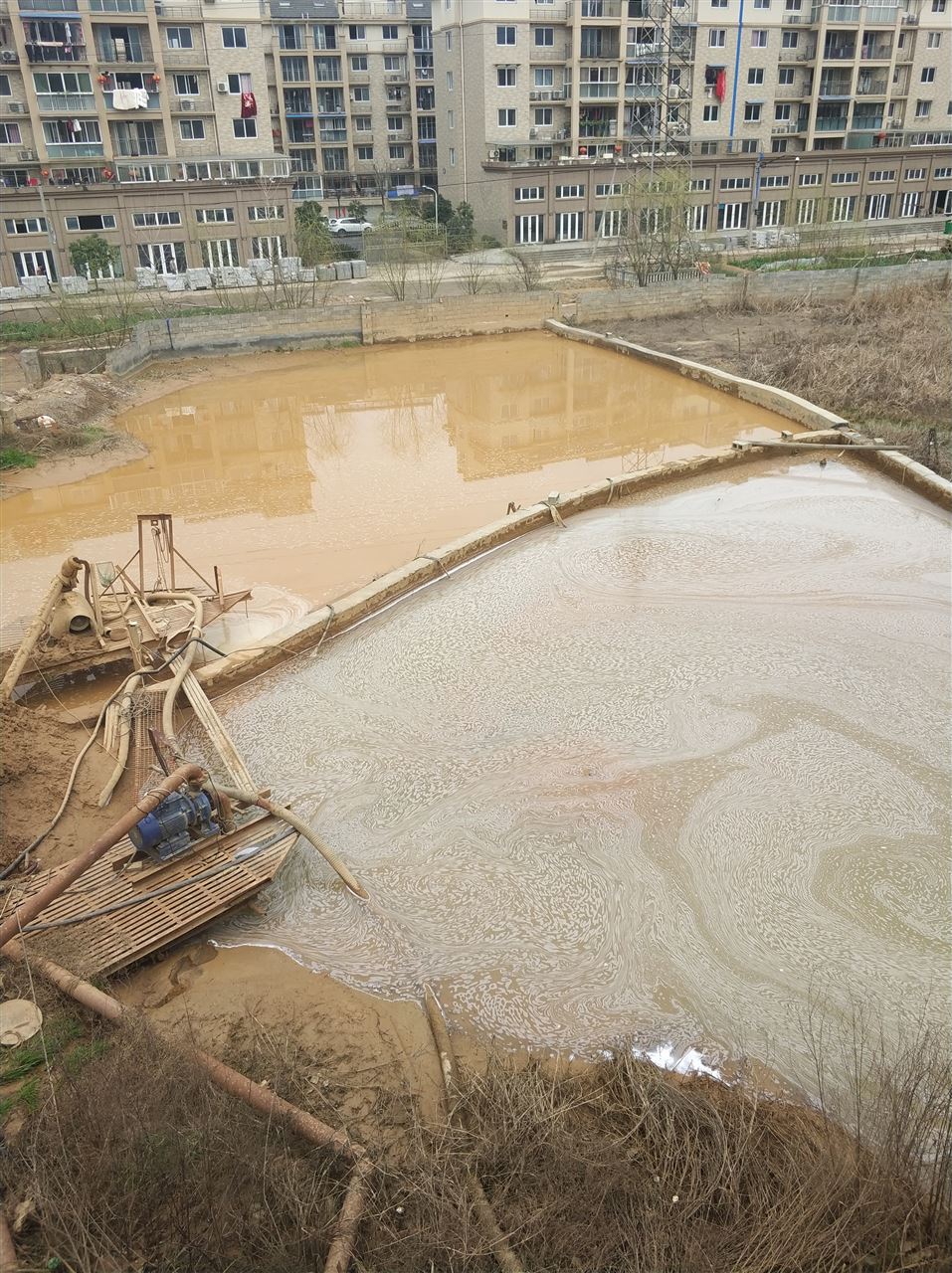 吉阳镇沉淀池淤泥清理-厂区废水池淤泥清淤